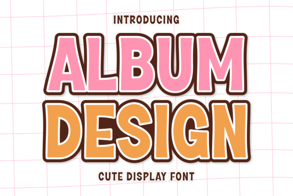 Album Design: A Playful Display Typeface for Editorial Charm