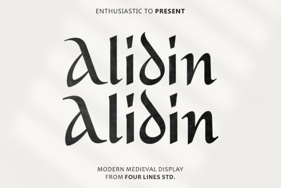 Alidin: A Display Font That Anchors Editorial Mood
