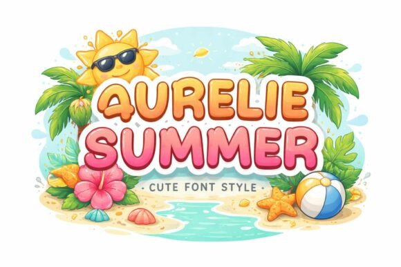 Aurelie Summer: A Display Font That Feels Like Sunlight on Paper