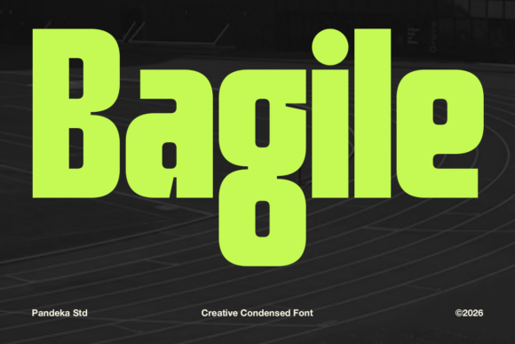 Bagile: A Bold Display Font That Grabs Attention Fast