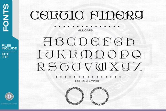 Celtic Finery: A Display Typeface for Editorial Storytelling