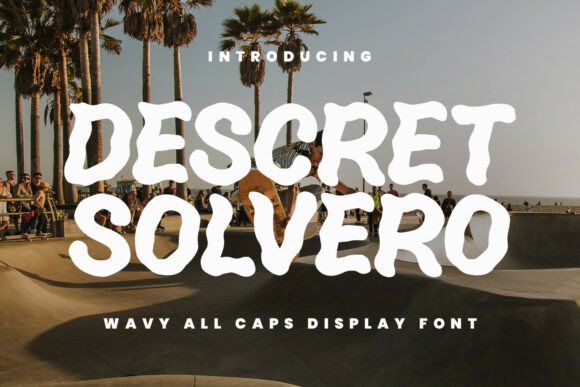 Descret Solvero: A Vibrant Display Font for Digital Branding