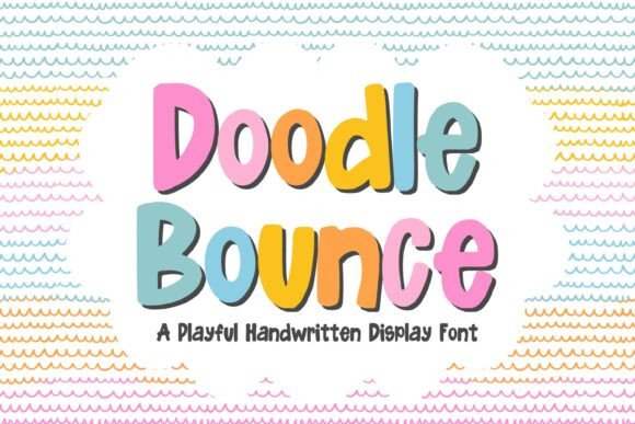 Doodle Bounce: A Playful, Professional Display Font for Small Brands