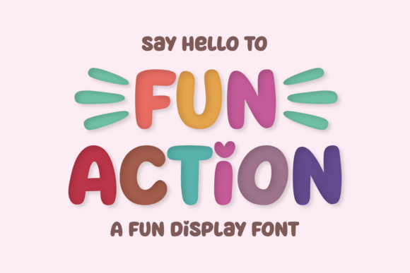 Fun Action: A Display Font That Makes Your Brand Feel Alive
