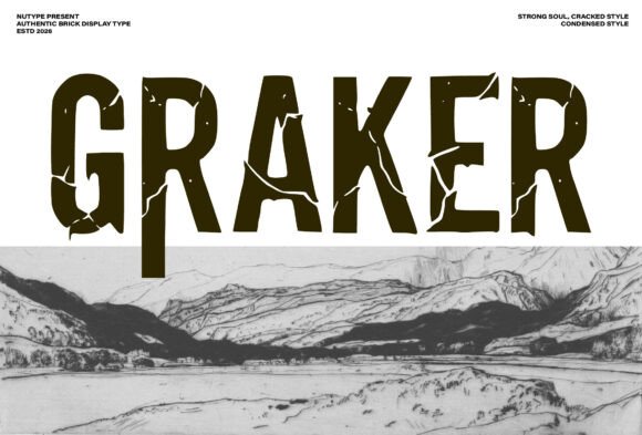 Graker: A Bold Display Typeface for Memorable Branding