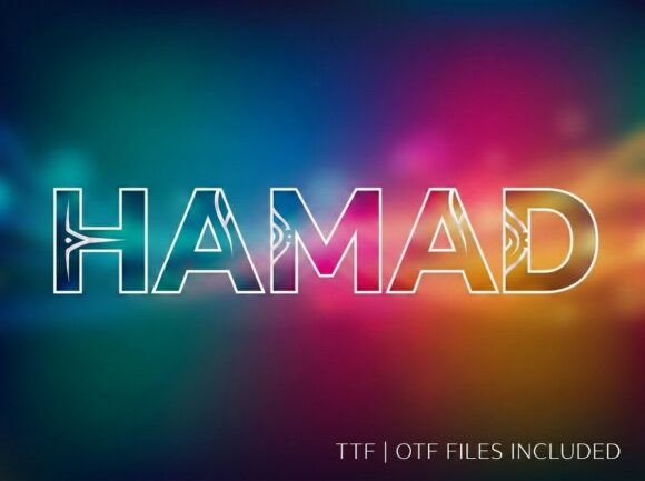 Hamad: A Bold Display Typeface for Handmade Brands