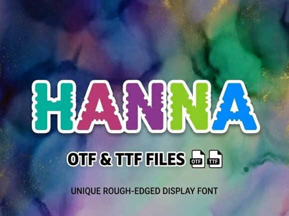 Hanna: A Playful Display Font That Makes Your Brand Pop