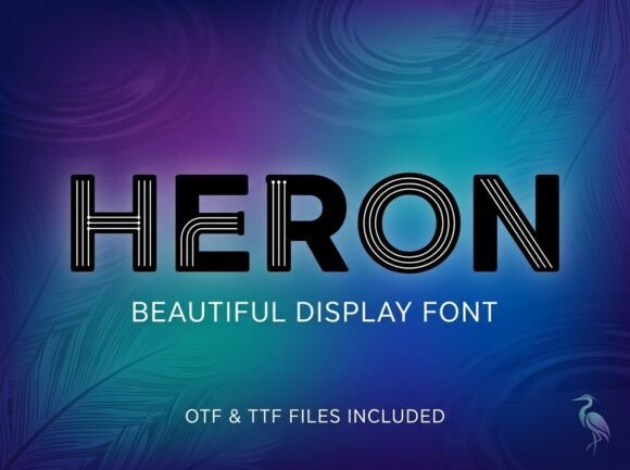 Heron: A Display Font for Scroll-Stopping Brand Clarity