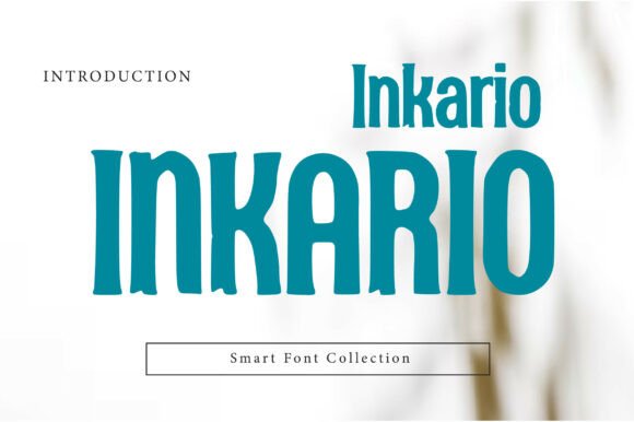 Inkario: A Handcrafted Display Font with Editorial Warmth