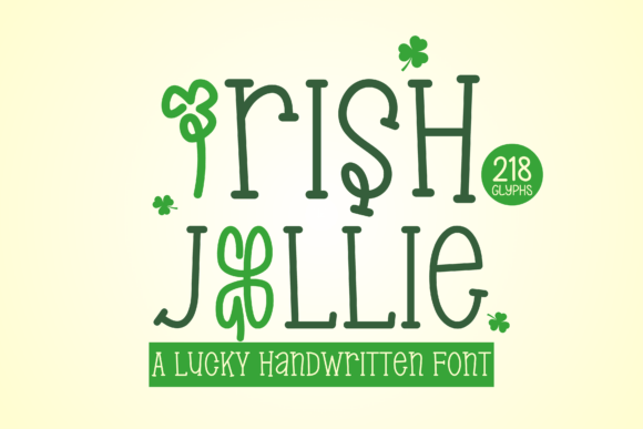 Irish Jollie: A Handwritten Display Font with Quiet Joy