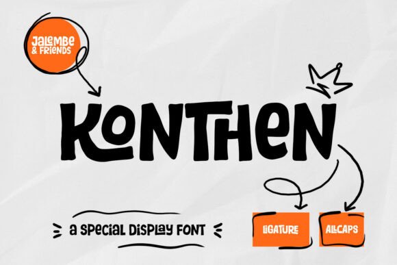 Konthen: A Display Font That Earns Its Space