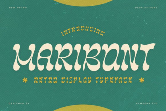 Maribont: A Retro Display Typeface That Elevates Small Business Branding