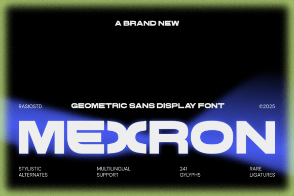 Mexron: A Precision Display Font for Editorial Impact