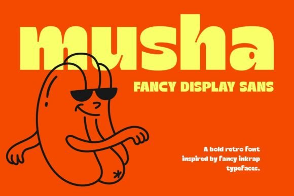 Musha: A Bold Display Font for Digital Brand Impact