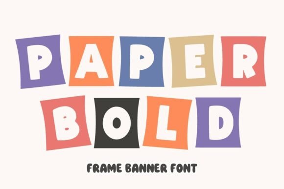 Paper Bold: A Playful Display Font That Actually Works