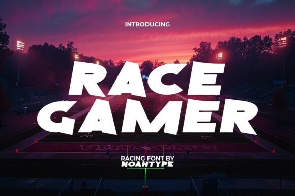 Race Gamer Font: Bold, Playful & Perfect for Small Business Branding