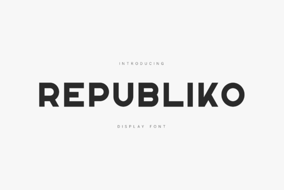 Republiko: A Bold Display Font for Scroll-Stopping Marketing