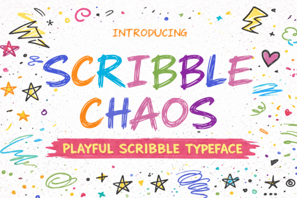 Scribble Chaos: A Display Font That Makes Your Brand Feel Human
