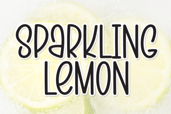 Sparkling Lemon Font: A Bright, Bold Display Typeface for Campaign Visuals