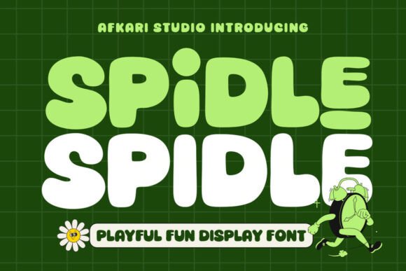 Spidle: A Playful Display Font for Modern Web Brands