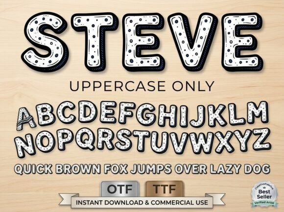 Steve: A Playful Display Font for Scroll-Stopping Marketing