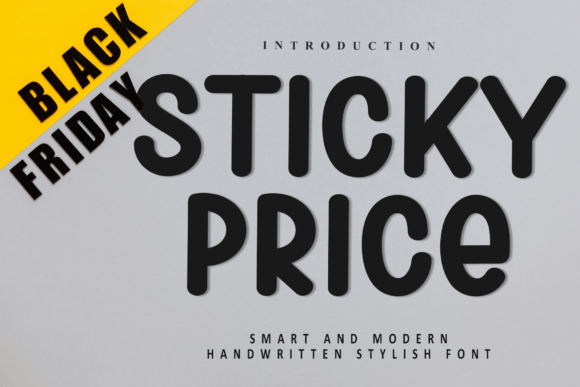 Sticky Price: A Modern Handwritten Font for Digital Branding