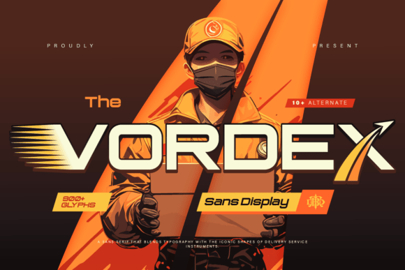 Vordex: A Bold Display Font for Modern Digital Brands